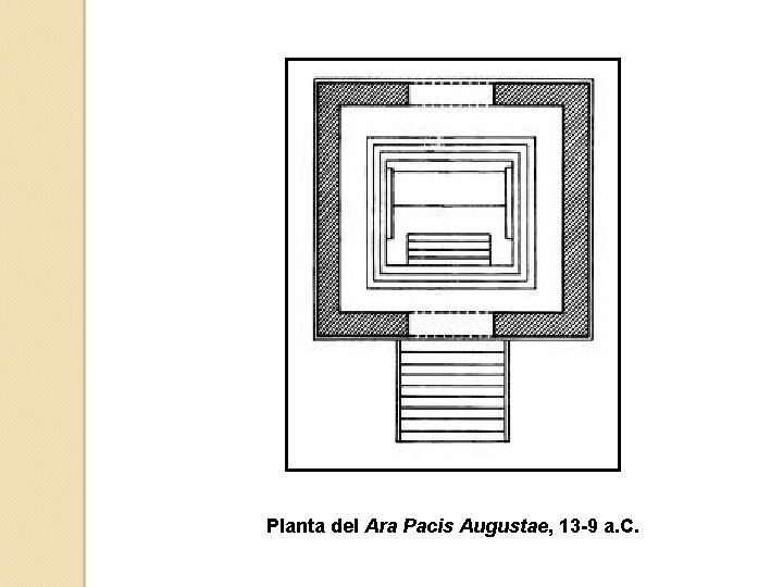 Planta del Ara Pacis Augustae, 13 -9 a. C. 