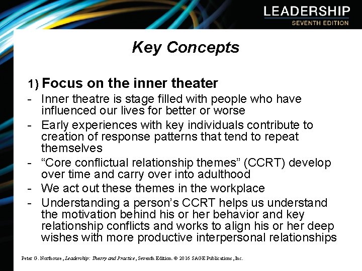 Key Concepts 1) Focus on the inner theater - Inner theatre is stage filled