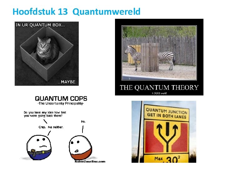 Hoofdstuk 13 Quantumwereld 