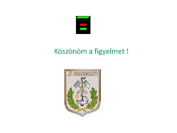 Köszönöm a figyelmet ! 