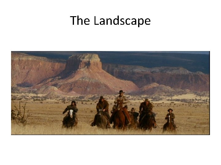 The Landscape 