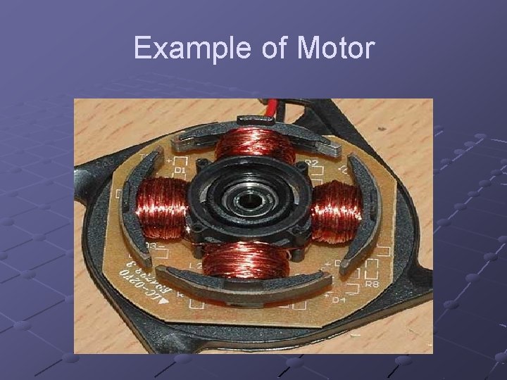 Example of Motor 