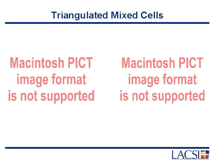 Triangulated Mixed Cells 
