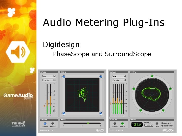 Audio Metering Plug-Ins Digidesign Phase. Scope and Surround. Scope 