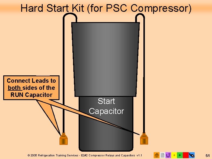 Hard Start Kit (for PSC Compressor) PTC Relay Connect Leads to both sides of