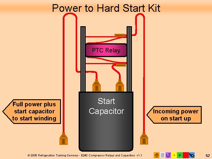Power to Hard Start Kit PTC Relay Full power plus start capacitor to start