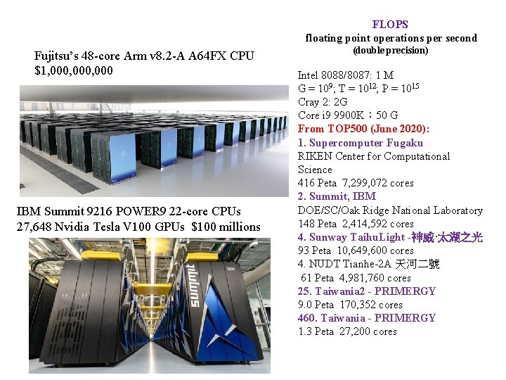 FLOPS floating point operations per second Fujitsu’s 48 -core Arm v 8. 2 -A FLOPS floating point operations per second Fujitsu’s 48 -core Arm v 8. 2 -A