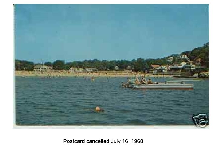 Postcard cancelled July 16, 1968 