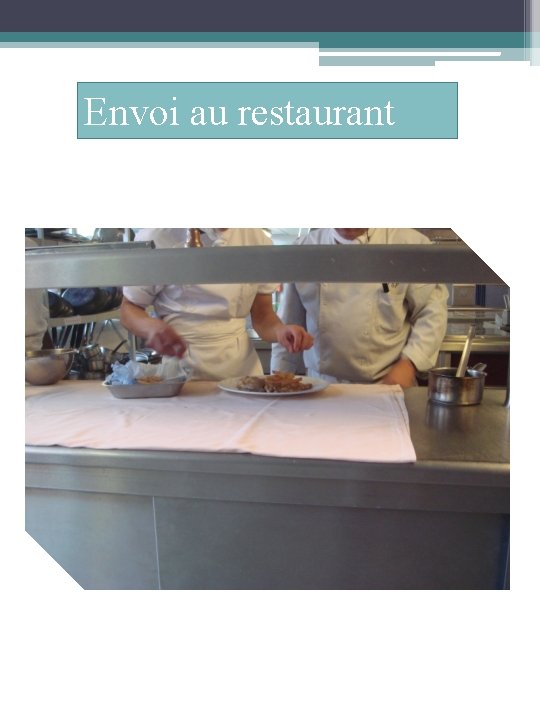 Envoi au restaurant 