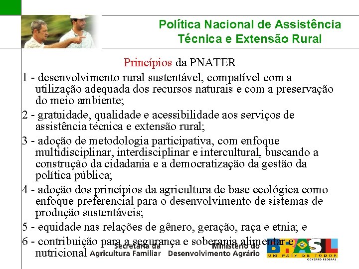 Poltica Nacional de Assistncia Tcnica e Extenso Rural