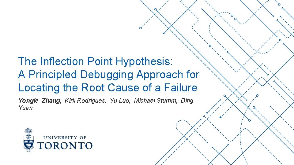 The Inflection Point Hypothesis: A Principled Debugging Approach for ‘Locating the Root Cause of
