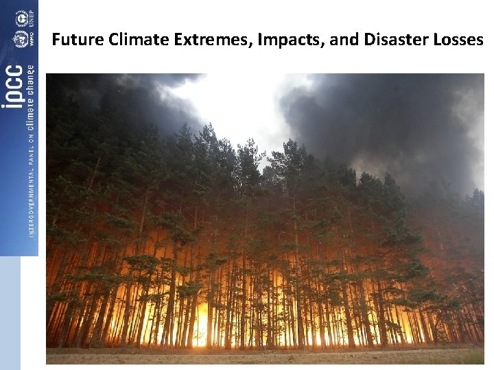 Future Climate Extremes, Impacts, and Disaster Losses 