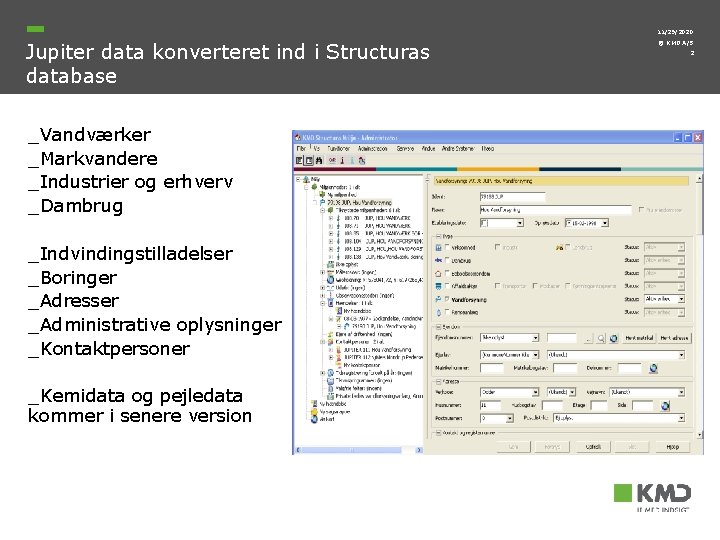 11/29/2020 Jupiter data konverteret ind i Structuras database _Vandværker _Markvandere _Industrier og erhverv _Dambrug