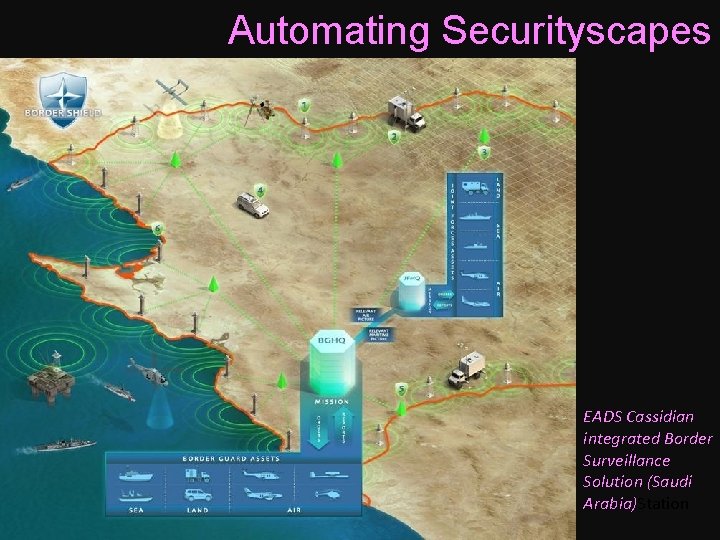 Automating Securityscapes EADS Cassidian integrated Border Surveillance Solution (Saudi Arabia)Station 