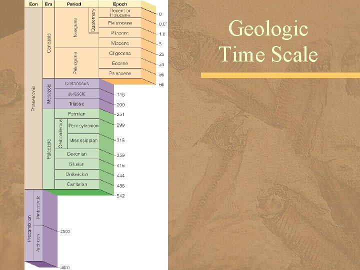 Geologic Time Scale 
