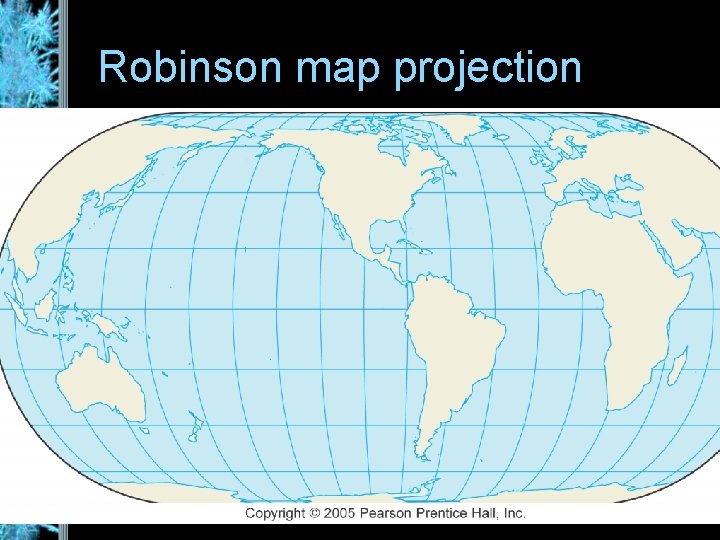 Robinson map projection 