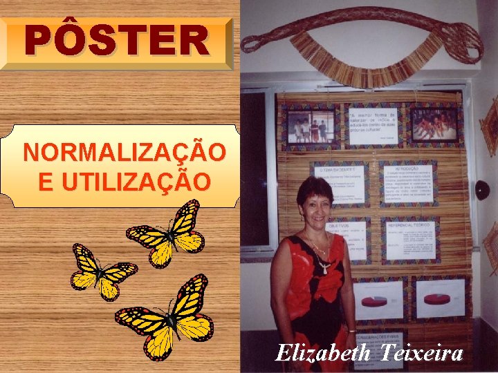 PÔSTER NORMALIZAÇÃO E UTILIZAÇÃO Elizabeth Teixeira 