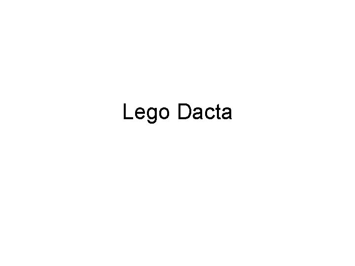 Lego Dacta 