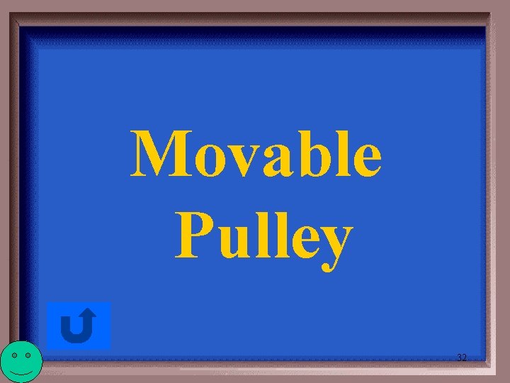 Movable Pulley 32 