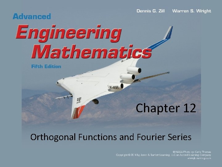 Chapter 12 Orthogonal Functions and Fourier Series 