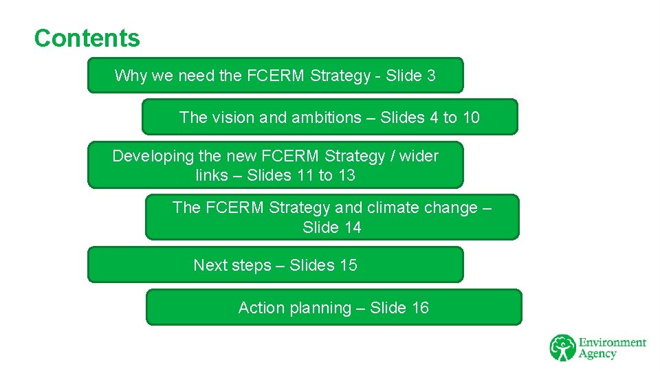 Contents Why we need the FCERM Strategy - Slide 3 The vision and ambitions