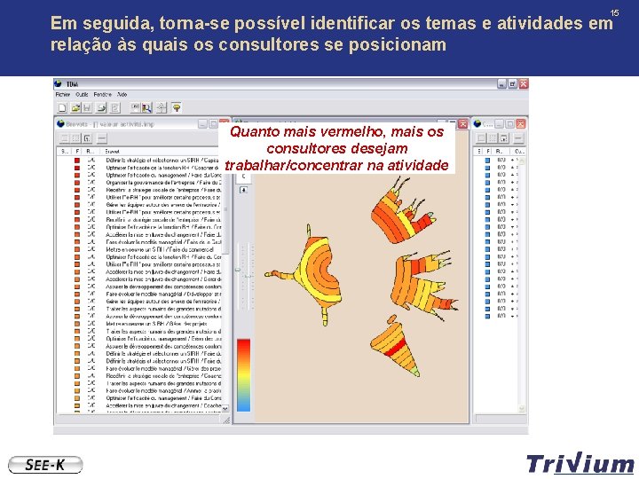 15 Em seguida, torna-se possível identificar os temas e atividades em relação às quais