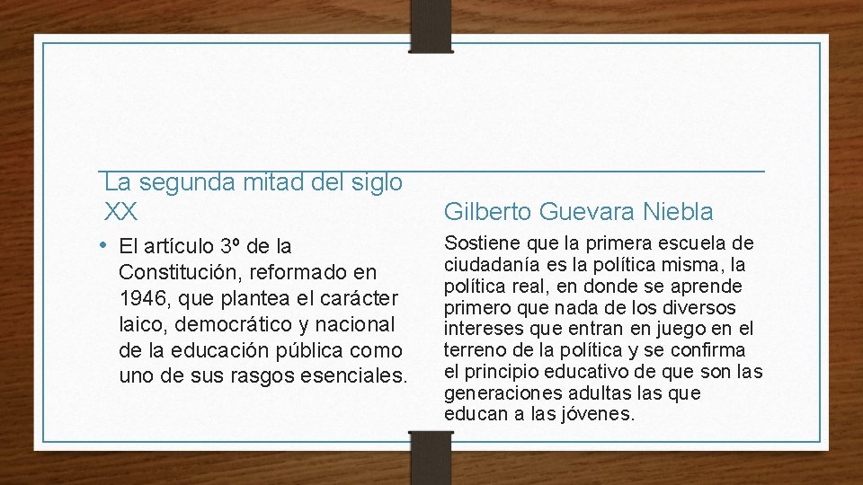 La segunda mitad del siglo XX • El artículo 3º de la Constitución, reformado