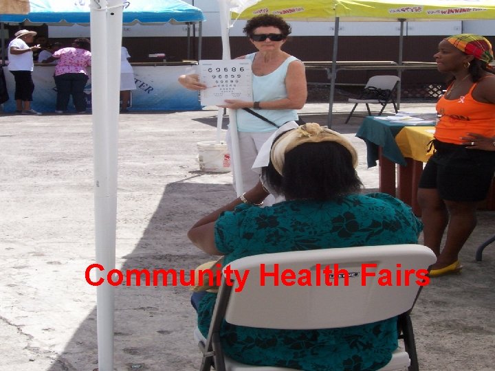  Community Health Fairs This workshop is funded by the European Union 