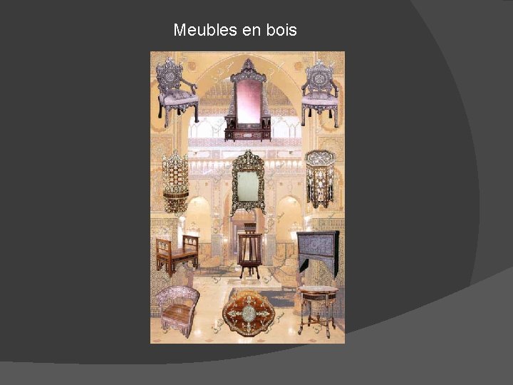 Meubles en bois 