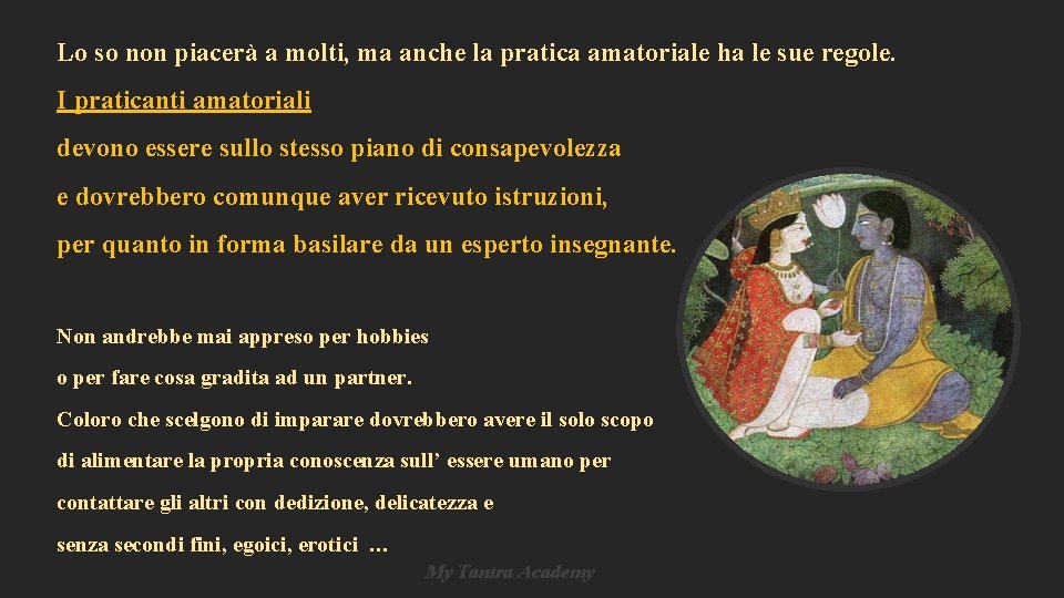 Lo so non piacerà a molti, ma anche la pratica amatoriale ha le sue Lo so non piacerà a molti, ma anche la pratica amatoriale ha le sue