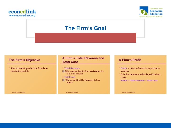 The Firm’s Goal 