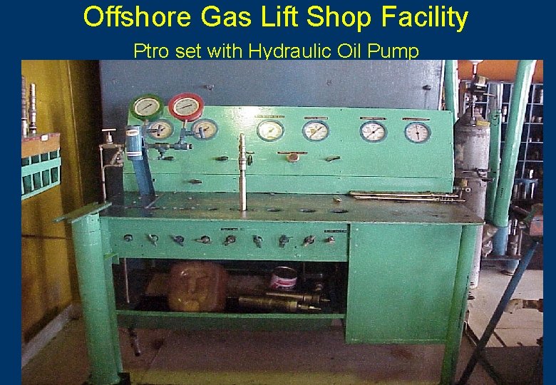 Offshore Gas Lift Shop Facility Ptro set with Hydraulic Oil Pump 
