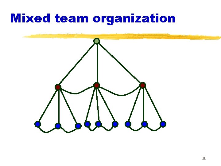 Mixed team organization 80 
