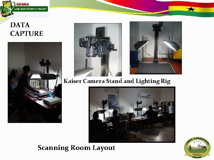 DATA CAPTURE Kaiser Camera Stand Lighting Rig Scanning Room Layout 