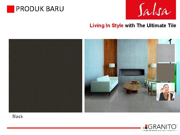 PRODUK BARU Living In Style with The Ultimate Tile Black 
