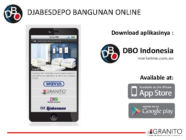 DJABESDEPO BANGUNAN ONLINE Download aplikasinya : DBO Indonesia marketme. com. au Available at: …