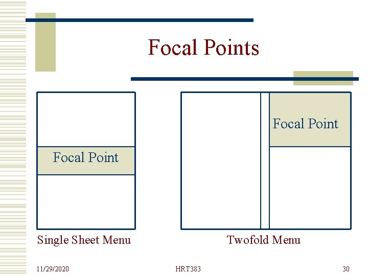 Focal Points Focal Point Single Sheet Menu 11/29/2020 Twofold Menu HRT 383 30 
