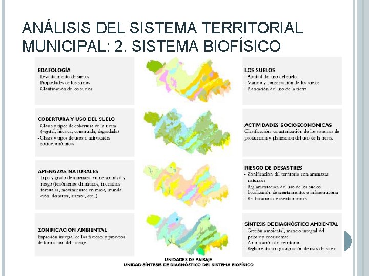 ANÁLISIS DEL SISTEMA TERRITORIAL MUNICIPAL: 2. SISTEMA BIOFÍSICO 