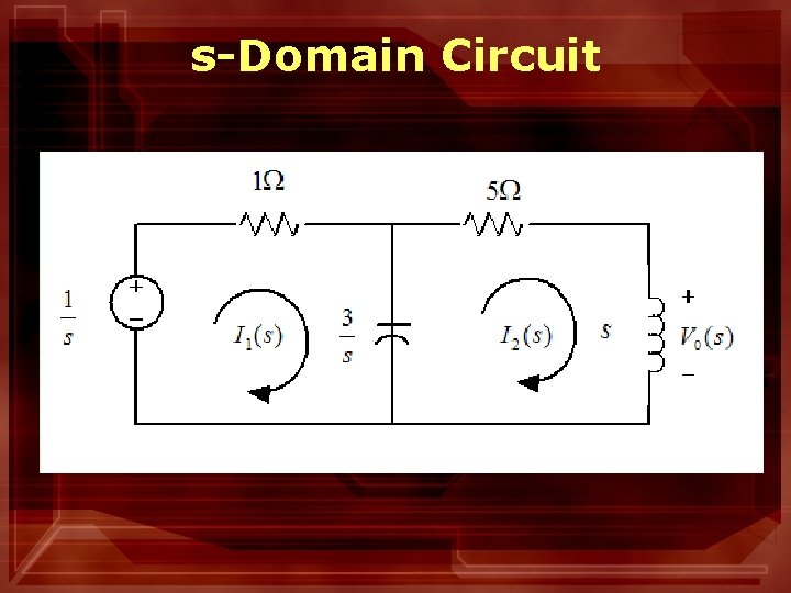 s-Domain Circuit 