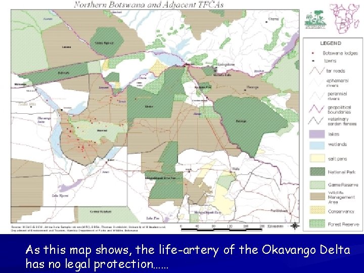Landscape planning and transboundary protected areas As this map shows, the life-artery of the Landscape planning and transboundary protected areas As this map shows, the life-artery of the