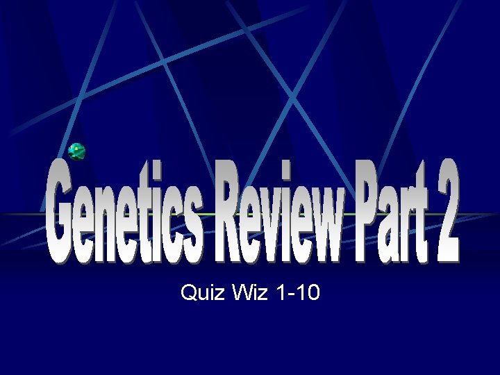 Quiz Wiz 1 -10 