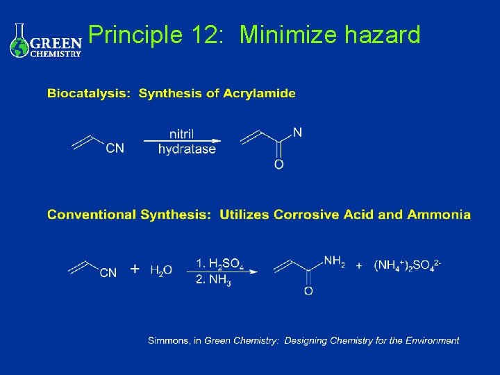 Principle 12: Minimize hazard 