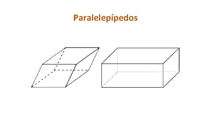 Paralelepípedos 