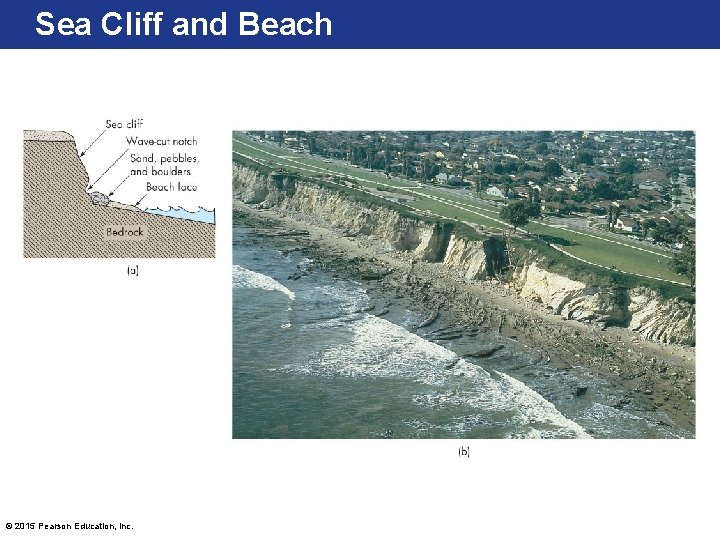 Sea Cliff and Beach © 2015 Pearson Education, Inc. 