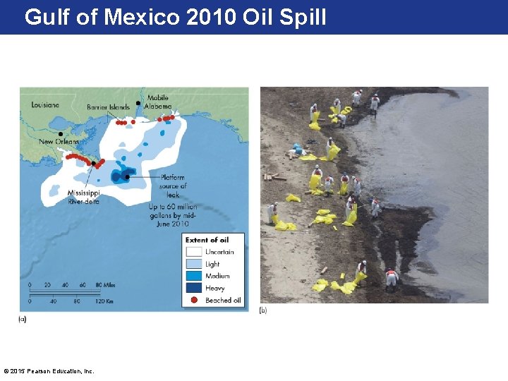 Gulf of Mexico 2010 Oil Spill © 2015 Pearson Education, Inc. 