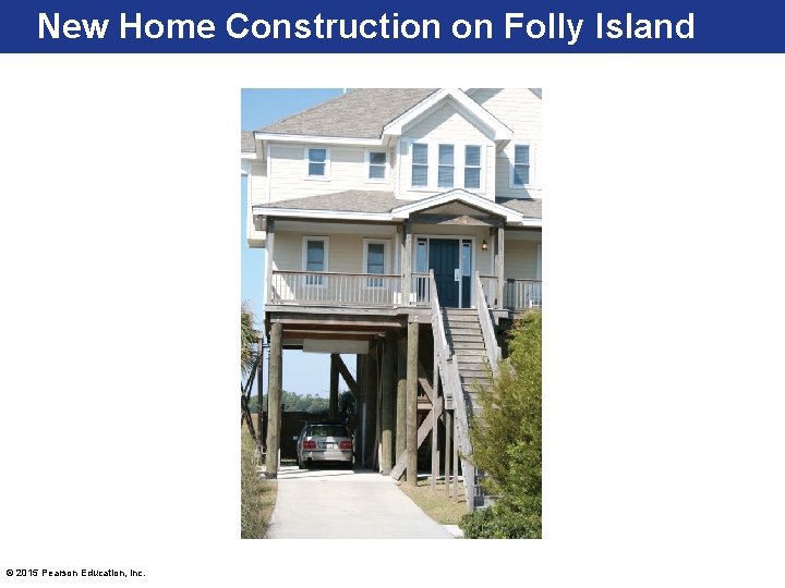 New Home Construction on Folly Island © 2015 Pearson Education, Inc. 
