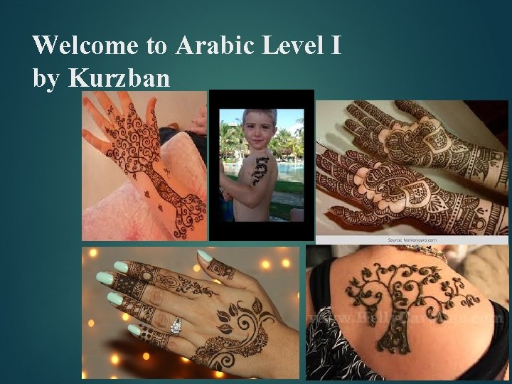 Welcome to Arabic Level I by Kurzban 