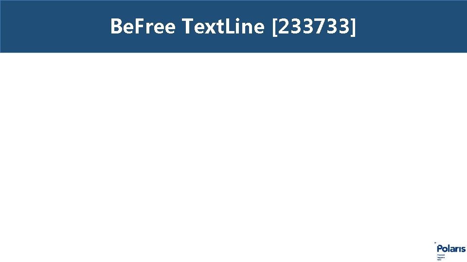 Be. Free Text. Line [233733] In 2012, Thorn completed a survey of U. S.