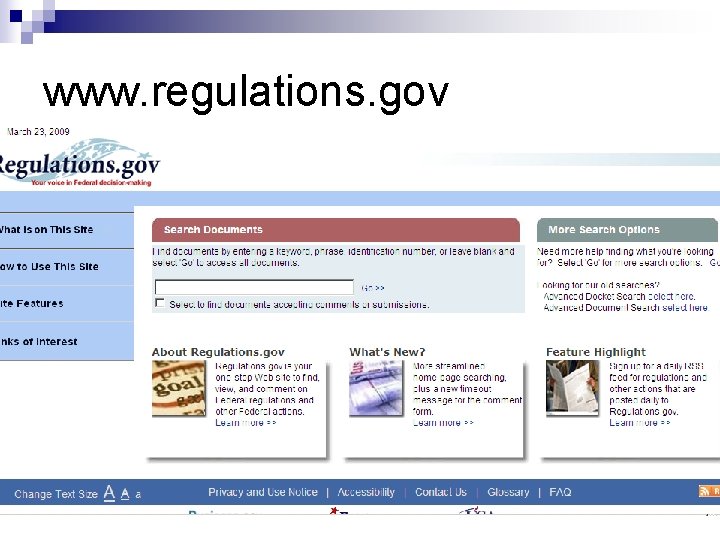 www. regulations. gov 