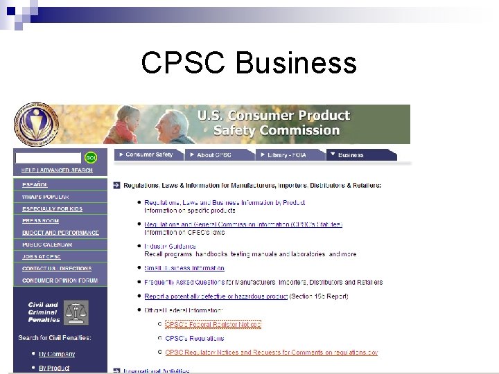CPSC Business 